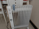 美的（Midea）【金缕衣】取暖器家用/电暖器/电暖气/加湿烘衣/13片全屋取暖器/电热油汀取暖器NY2213-18GW 实拍图