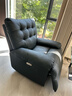 乐至宝LAZBOY轻奢真皮功能单椅懒人沙发客厅落日哈尼电动黑色【7天发】 实拍图
