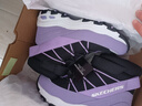Skechers斯凯奇儿童绒绒靴雪地靴保暖男童棉鞋防寒加绒高帮女童靴660092L 女童/黑色/薰衣草色/BKLV 37 实拍图