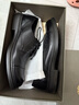奥康（Aokang）舒适牛皮透气商务正装系带耐磨皮鞋 黑42码 实拍图