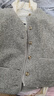 优衣库女装仿羊羔绒摇粒绒圆领开衫/千金风外套472938 472938/30浅米色 M 实拍图