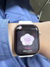 Apple/苹果 Watch Series 10 智能手表GPS款42毫米玫瑰金色铝金属表壳淡桃粉色运动型表带S/M MX1R3CH/B 实拍图