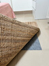 IKEA宜家LOHALS鲁哈斯平织地毯黄麻天然耐用客厅地垫现代简约 自然色地毯80x150cm+防滑垫70x140cm 实拍图
