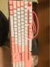 森松尼（sunsonny）机械键盘鼠标套装游戏发光电竞有线双色笔记本台式外设可编程宏自定外接104键  J9pro粉白混色白光【茶轴】+机械蛇粉色 实拍图