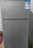 新飞冰箱小型租房用 一级能效冷 藏冷冻两用1-2人家用小冰箱 出租房双门电冰箱办公室两门 25年升级 76A128L一级能效【带净味盒】银 实拍图