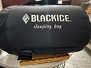 黑冰（BLACKICE）新款【B系列鸭绒木乃伊式羽绒睡袋】户外露营单人羽绒睡袋 黑色 B700 M码（新标准） 实拍图