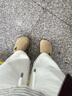 东园物作真皮休闲日系外穿舒适百搭真皮软木男女款圆头平底防滑全包勃肯鞋 卡其色【以此颜色为准】 37 【偏大一码】 实拍图