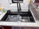 好太太家宝系列厨房水槽小米粒大单槽多功能洗碗洗菜一体盆304不锈钢洗菜池 80*45 【5.0加厚】纳米抗菌 实拍图