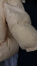 巴拉巴拉童装儿童羽绒服男女童外套冬装2025新款婴儿衣服保暖加厚泡芙羽绒 奶黄小鸭31004-白鸭绒 90 （充绒量73g 适合1-2岁） 实拍图