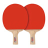 红双喜（DHS）乒乓球拍III型-S直拍对拍训练娱乐两拍一球套装+乒乓球 实拍图