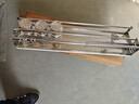 四季沐歌304不锈钢厨房置物架壁挂刀架锅盖调料收纳架筷子筒厨房用具大全 【304不锈钢】80cm三杯*升级 实拍图