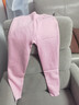红豆儿童纯棉内衣套装男女童秋衣秋裤秋冬保暖低领棉毛衫M1224橘粉150 实拍图