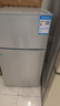 新飞 （Frestec）小冰箱迷你小型家用家电冷藏冷冻宿舍出租房办公室双开门二门电冰箱一级能效节能省电 58L银【行业热卖+租房必备】 实拍图