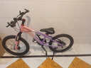 凤凰山地自行车男女变速山地车碟刹青少年儿童自行车学生单车 星际 粉紫【变速+辐条轮】 20寸【适合125-160cm】 实拍图