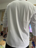 长袖t恤男士新款学生百搭休闲春秋青年圆领长袖T恤男上衣打底衫 纯色长袖T恤-白色 【清仓特价】 XL 【100-120斤】 晒单实拍图