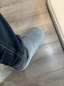 京东京造【厚底防滑】棉拖鞋男秋冬拖鞋室内居家毛拖保暖半包深灰色44-45 实拍图