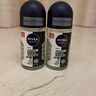 妮维雅（NIVEA）抑汗香体腋下止汗露男士黑白出众爽身走珠液50ml*3 实拍图