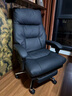 顾全电脑椅人体工学椅真皮办公椅可躺久坐舒适老板椅C570黑皮 实拍图
