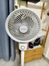艾美特（AIRMATE）【小暴风】空气循环扇大风量摇头电风扇家用台式落地扇升级加高换气轻音柔风小风扇 FA18-X115 实拍图