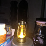 【露营灯】创意复古手提小夜灯网红迷你氛围小马灯桌面摆拍油灯 复古手提小夜灯【金色1个】 实拍图
