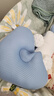 Aceboer定型枕新生婴儿枕头宝宝0一1岁幼儿睡觉神器云朵枕 宝石蓝【0-12月抽绳款】+安抚柱 实拍图
