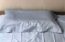 水星家纺枕套纯棉60支长绒棉贡缎A类抑菌100%纯棉枕头套对枕套48x74cm 实拍图