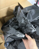 利得平口垃圾袋黑色90*100cm50只单面1.5丝特大号加厚物业袋实惠装 实拍图