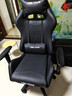 甄严选电竞椅办公椅家用舒适久坐直播座椅老板椅转椅人体工学椅电脑椅子 三代升降扶手-黑武士+乳胶 实拍图