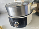 美的（Midea）电蒸锅 电煮锅电火锅电炒锅多功能锅炖蒸煮一体家用电锅蒸蛋器14.5升大容量多用途锅ZGE2866 实拍图