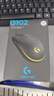 罗技（G）G102第二代游戏鼠标 RGB流光灯效鼠标 轻量化  游戏级8000DPI传感器 黑色 200-8000DPI 实拍图