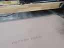 yottoy抗菌双人瑜伽垫加大加宽家用健身垫专业防滑减震加厚 焦糖粉10mm 实拍图