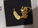 周生生 羽毛黄金吊坠爱情密语足金丘比特之羽不含项链 86820P计价 4.5克(含工费240元) 实拍图