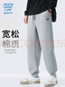 JEANSWEST LIFE真维斯休闲裤子男款秋季宽松运动长裤重磅束脚裤春秋款男裤潮 实拍图