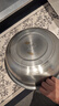 美厨（maxcook）304不锈钢盆洗菜盆调料盆 加大加厚味斗34cm 和面MCWA8527 实拍图