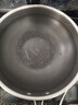 炊大皇 炒锅 304不锈钢炒菜锅煎锅 平底不粘炒锅32cm 可立可视盖不挑灶 实拍图