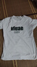 纯棉短袖t恤女夏薄款新款百搭印花体恤打底衫设计感小众上衣潮ins 白色VLUAE L码【建议100-115斤】 实拍图