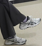 亚瑟士ASICS男鞋透气跑鞋运动鞋缓震舒适跑步鞋 GEL-CONTEND 4 白色/银色 40 实拍图