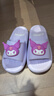 猪爸爸儿童拖鞋女童夏季2025新款室内防滑6-12岁三丽鸥宝宝亲子拖鞋紫36 实拍图