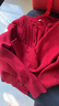 优衣库童装女童souffle yarn舒芙蕾开衫长袖毛衣外套新款478173 15 珊瑚红色 160 实拍图