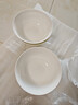 瓷侠客纯白骨瓷碗家用米饭碗吃饭碗小汤碗大号面碗陶瓷餐具套装大碗组合 5.5英寸面碗【4个】 实拍图