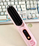 迪士尼（Disney）草莓熊无线直发梳负离子不伤发便携直卷发棒两用直板夹电梳子高颅顶神器 【流光粉】直/卷发负离子不伤发送女友老婆 实拍图