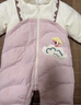 巴拉巴拉童装婴儿连体衣假两件连体羽绒服宝宝衣服冬加厚男童女童儿童 粉红60002-白鸭绒 90 cm-充绒量99g 实拍图