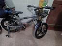 飞鸽儿童自行车3-4-6-10岁宝宝脚踏车男孩女孩童车超轻单车 【豪华减震耐用款】一体轮 太空银 18寸【适合120-150CM】 实拍图