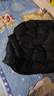 网易严选25新品90鸭绒超蓬羽绒服休闲面包服石墨烯保暖轻量抗菌防泼水 25秋冬立领-静谧黑 XL 实拍图