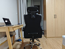 奥伦福特 电脑椅办公椅子电竞椅家用人体工学椅老板椅主播靠背椅皮革转椅 工学椅-黑+乳胶【升级猫抓皮】 实拍图