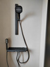 惠达（HUIDA）卫浴淋浴花洒家用卫生间浴室出租房公寓小户型简约简易花洒无顶喷 [枪灰数显]除氯净水+精铜大置物C26B 实拍图