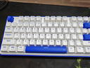红龙（REDRAGON）KS104三模机械键盘 无线键盘 全键热插拔gasket结构RGB背光104键游戏办公键盘 白蓝-火红轴 实拍图