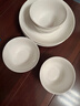 斯凯绨（Sky Top）碗盘碟陶瓷骨瓷餐具套装家用乔迁饭碗盘子4人份纯白8头 实拍图