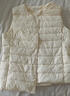 雪中飞经典新款基础舒适轻薄羽绒便捷短款保暖羽绒小马甲轻盈便携舒适 黎蔓卡其|7202-女 M 165/88A 实拍图