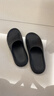 京东京造【3.5cm踩屎感】eva厚底拖鞋防臭休闲凉拖鞋 夜色黑 44-45 实拍图